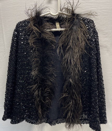 Vintage black ostrich - vintage,